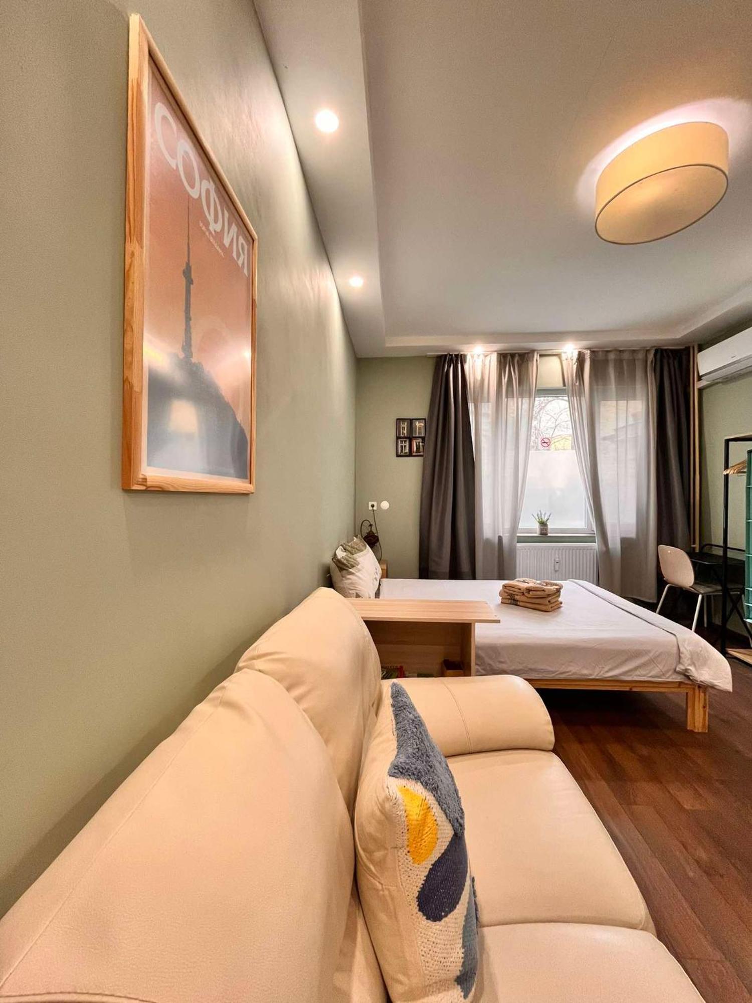 Exceptional Refurnished Studio Top Location Sofia Exterior photo